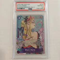 PSA 10 BLACK MARIA OP08-074 ILLUSTRATION BOX VOL.2 ONE PIECE - Image 1