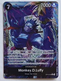 One Piece OPTCG English Monkey D. Luffy OP15-092 R* Parallel - Please Read! - Image 1