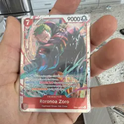 One Piece CCG Roronoa Zoro EB04-007 Foil 7 Cost 9000 Power - Image 1