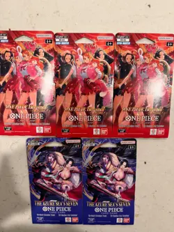 NEW-x3 One Piece OP-14 The Azure Sea's and 2x EB-03 Heroines Edition Boosters - Image 1