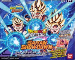 DRAGON BALL CARD GAME 1 BOITE DE 24 BOOSTERS SAIYAN SHOWDOWN FR - Image 1
