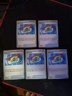 4x Poke Pad Cards 081/088 NM ( 198/217 ) Perfect Order !! - Image 1