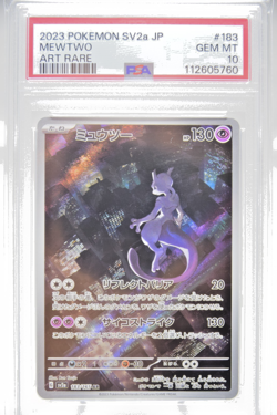 PSA10 SEQUENTIAL Mew AR & Mewtwo AR Set － Japanese Pokemon Cards - Image 4