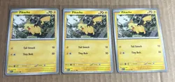 Pokemon Pikachu Base Ascended Heros 055/217 - Lot of 3 Cards - Image 1