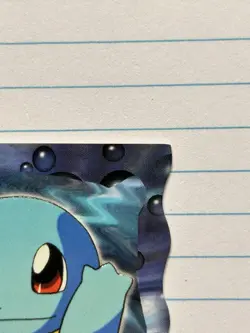 Topps Pokemon Squirtle Die Cut Embossed Card #7 1999 LP - Image 4