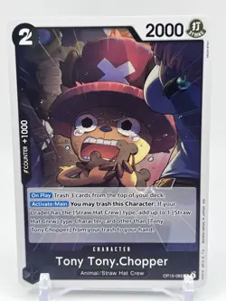 Tony Tony Chopper OP15-085 R Adventure on KAMI's Island ONE PIECE Card English - Image 1