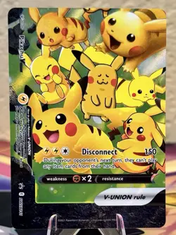 Pikachu V-Union Promo SWSH: Sword & Shield Promo Cards SWSH141 NM - Image 1