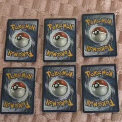Pokemon TCG Foil Card Lot - Reshiram, Wooloo, Noibat, Mamoswine GX, 6 Cards - Image 2