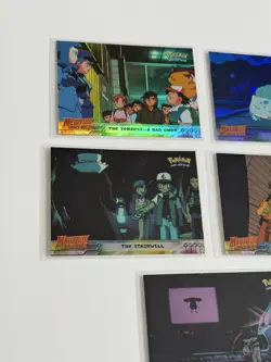 Lot of 5 Pokemon Cards Topps Holo Foil MEWTWO STRIKES BACK Movie Scene LP-NM - Image 3