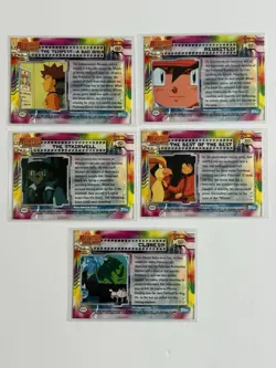 Lot of 5 Pokemon Cards Topps Holo Foil MEWTWO STRIKES BACK Movie Scene LP-NM - Image 5