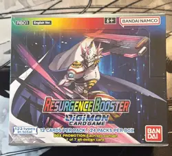 Digimon Card Game Resurgence Booster Box + Dash Pack Resurgence Booster RB01 - Image 2