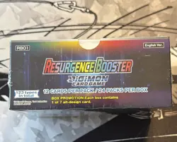 Digimon Card Game Resurgence Booster Box + Dash Pack Resurgence Booster RB01 - Image 5