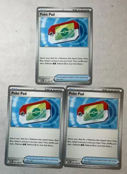 Pokemon TCG - Pokepad Trainer Card x3 081/088 - Perfect Order - Image 1