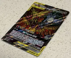 Pokemon TCG Moltres Zapdos Articuno GX TAG TEAM SM210 Promo Card Sun & Moon 2019 - Image 3