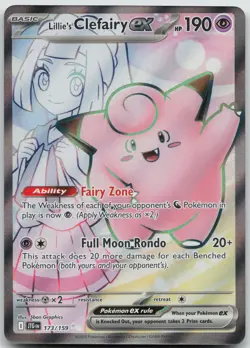 Lillie's Clefairy ex Promo SV: Scarlet & Violet Promo Cards 195 NM - Image 1