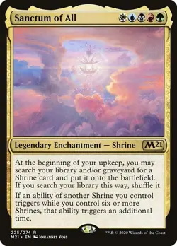 MTG Core 2021 R Sanctum of All #225 - Image 1