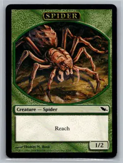 Spider Token Magic: The Gathering Token #6 - Image 1