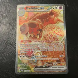 Dachsbun ex 169/142 Special Illustration Rare Stellar Crown English Pokemon card - Image 1