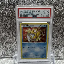 Pokemon PSA 8 Magikarp XY143 XY Holo Promo - Image 1