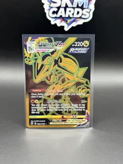 Rayquaza VMAX Secret Rare TG29/TG30 Pokemon TCG Silver Tempest Holo 320HP Dragon - Image 1