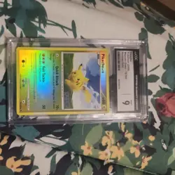 Pokemon 2008 Pikachu 70/100 Majestic Dawn Reverse Holo Platinum Stamp - Image 1