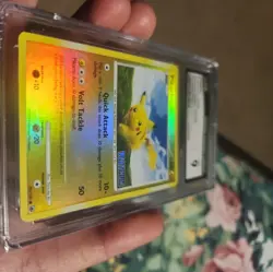 Pokemon 2008 Pikachu 70/100 Majestic Dawn Reverse Holo Platinum Stamp - Image 2