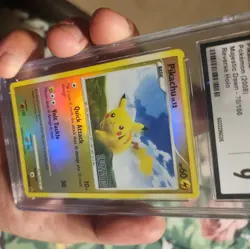 Pokemon 2008 Pikachu 70/100 Majestic Dawn Reverse Holo Platinum Stamp - Image 3