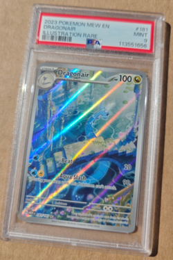 2023 Pokemon 151 Dragonair Illustration Rare #181 PSA 9 - Image 1