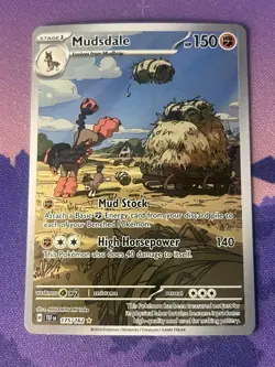 Mudsdale 175/162 S&V Temperal Forces Pokemon Illustration Rare - Image 1