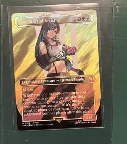 Tifa, Martial Artist (Borderless) (Surge Foil) Commander: Final Fantasy Foil - Image 3