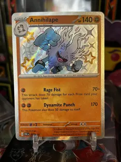 Pokemon TCG Annihilape 171/091 Paldean Fates Holo Shiny Rare Near Mint - Image 1