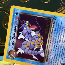 Pokemon TCG Dark Gyarados Prerelease Team Rocket Holo Rare 8/82 LP + - Image 4