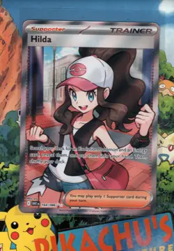 Pokemon TCG Hilda 164/086 White Flare Full Art Holo Ultra Rare NM/M - Image 1