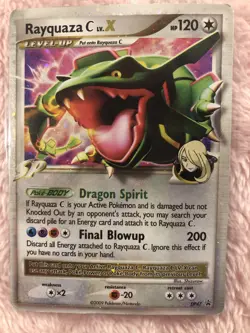 Pokemon TCG Rayquaza C Lv. X DP47 Holo Rare Diamond & Pearl Promo - Image 4