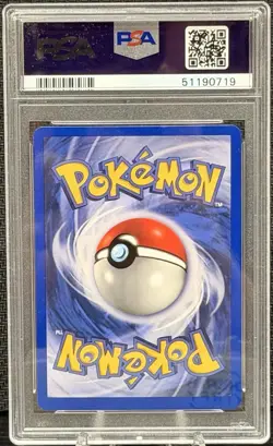2000 Pokemon TCG Misty's Psyduck Top Deck Magazine Gold Stamp Promo #54 PSA 8 - Image 2
