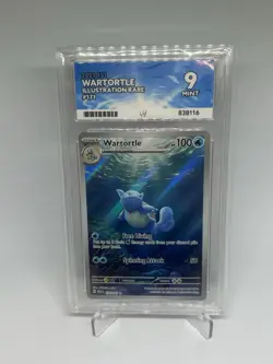 Pokemon TCG Scarlet and Violet 151 Wartortle 171/165 ACE 9 Illustration Rare - Image 1