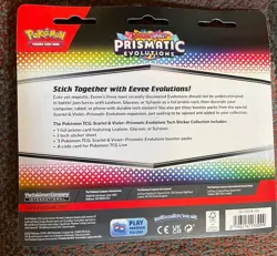 Pokemon TCG Scarlet Violet Prismatic Evolutions Tech Sticker Collection Glaceon - Image 2