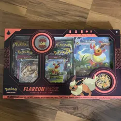 Pokemon Eeveelution Vmax Premium Collection Vaporeon Flareon Jolteon Set of 3 - Image 4