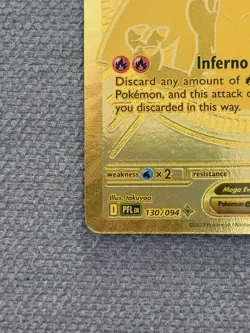 Pokemon TCG Phantasmal Flames Mega Charizard X ex 130/094 - Image 3
