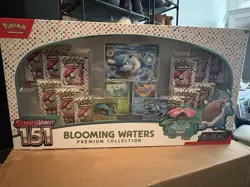 151 Blooming Waters Premium Collection Box Pokemon TCG **SEALED/NEW** - Image 1