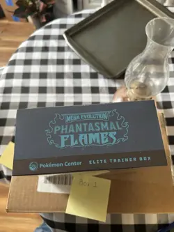 Pokemon TCG Phantasmal Flames Pokemon Center Etb Center Box 2 - Image 3