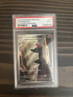 Pokemon TCG Charmeleon 169/165 Scarlet & Violet 151 Illustration Rare PSA 9 - Image 1