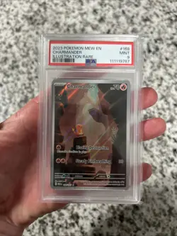PSA 9 MINT - Charmander 168/165 Pokemon Scarlet & Violet 151 Illustration Rare - Image 3