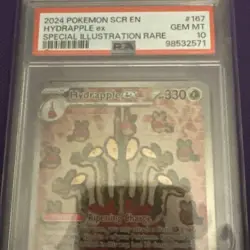 Pokemon Hydrapple ex Stellar Crown Special Illustration Rare #167 PSA 10 - Image 2