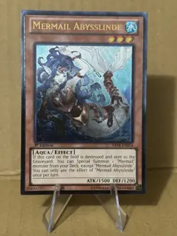 Yu-Gi-Oh TCG Mermail Abysslinde ABYR-EN014 Ultimate 1st Edition NM - Image 1