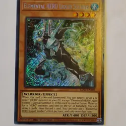 Konami Yu-Gi-Oh! Elemental HERO Liquid Soldier LDS3-EN103 Secret Rare Limited E… - Image 1