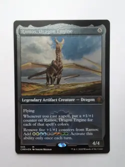 MTG Ramos, Dragon Engine (CMR) Commander Legends Foil Etched Mythic 545 - Image 1