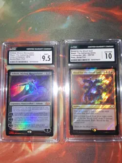 Magic The Gathering Graded: Ashlok From Wilds Of Edraine Foil, And 40k Surge - Image 1