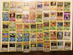58 Card Pokemon TCG Vintage Lot. Rares, Promos & 1st Editions - Image 1
