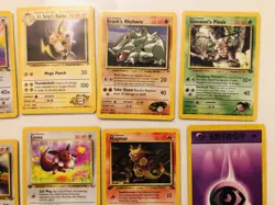 58 Card Pokemon TCG Vintage Lot. Rares, Promos & 1st Editions - Image 4